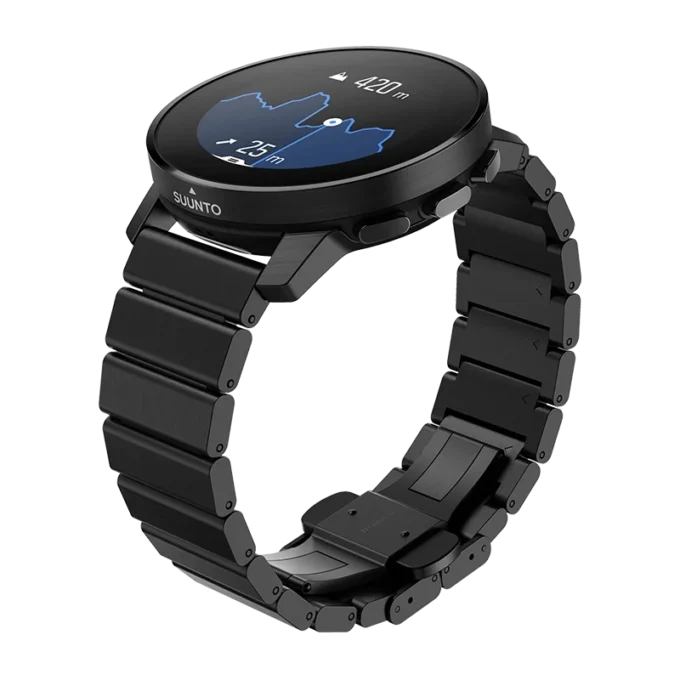 Suunto 9 Peak titanio negro – reloj deportivo GPS ultradelgado y resistente