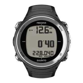 Suunto d4f negro: ordenador ligero específico para buceo libre