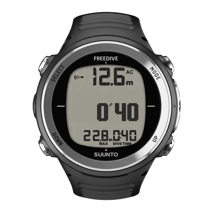 Suunto d4f negro: ordenador ligero específico para buceo libre