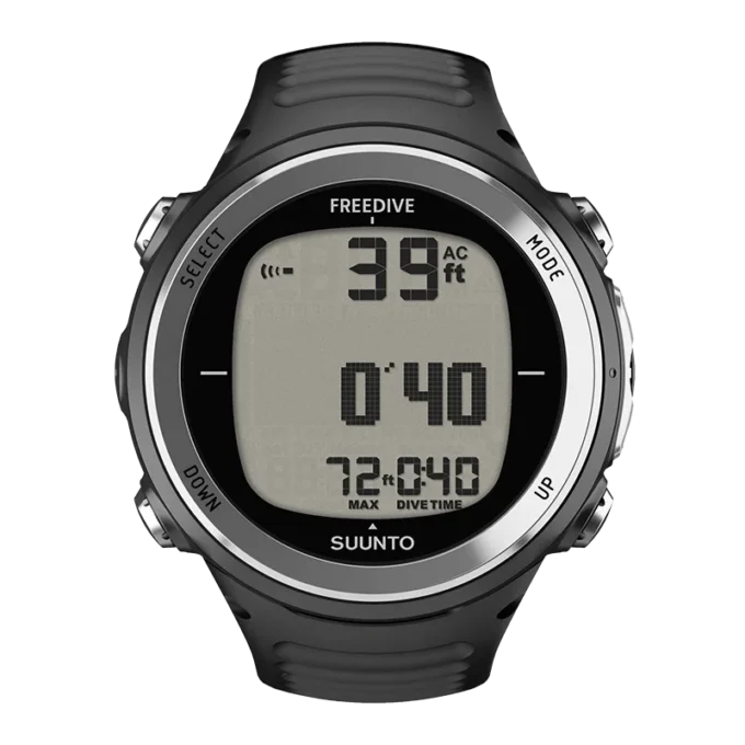 Suunto d4f negro: ordenador ligero específico para buceo libre