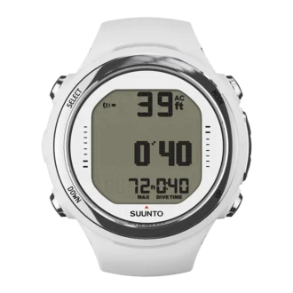 Suunto D4i Novo blanco: un ordenador de buceo ligero y compacto