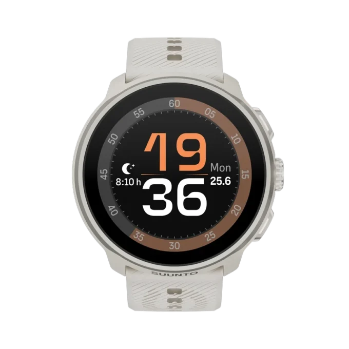 Suunto Run gris escarcha con correa de silicona