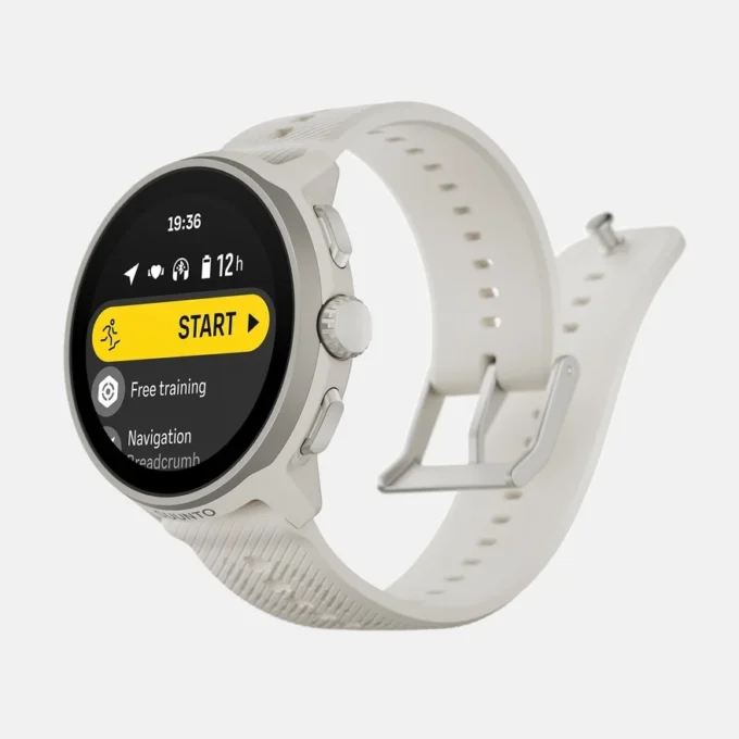 Suunto Run gris escarcha con correa de silicona