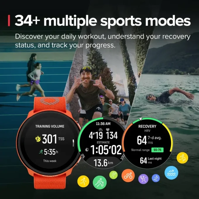Suunto Run naranja coral Suunto Run naranja coral