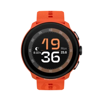 Suunto Run naranja coral con correa de silicona