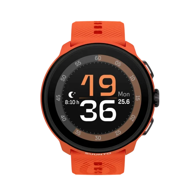 Suunto Run naranja coral con correa de silicona
