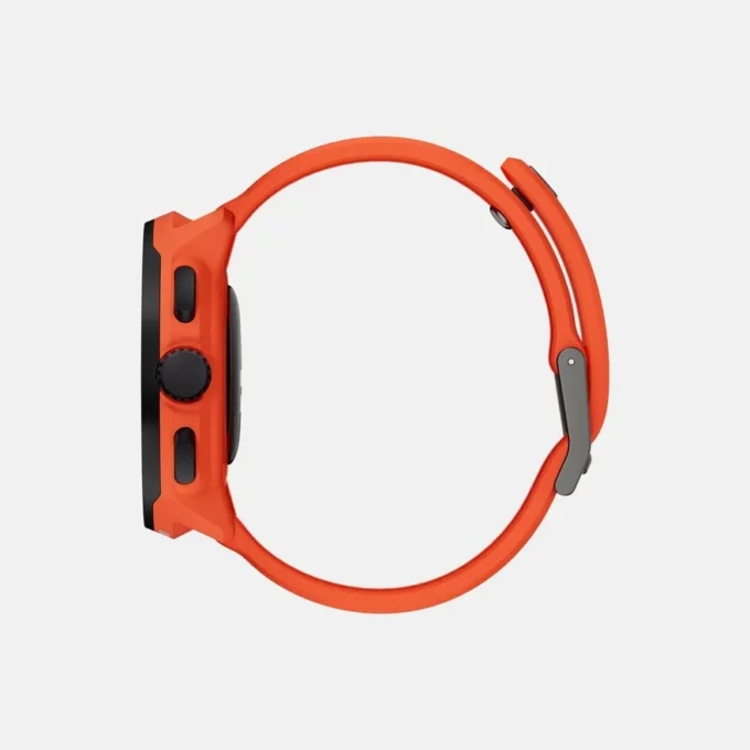 Suunto Run naranja coral con correa de silicona