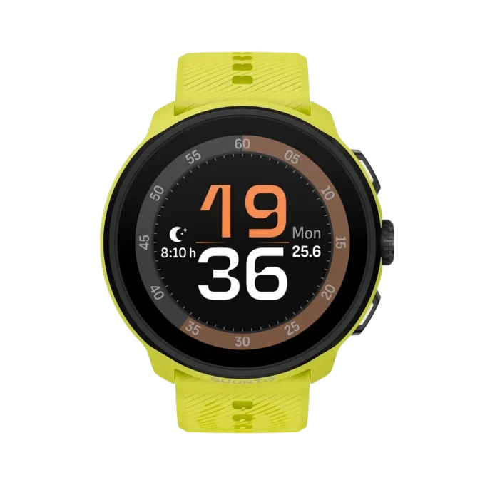 Suunto Run verde lima con correa de silicona
