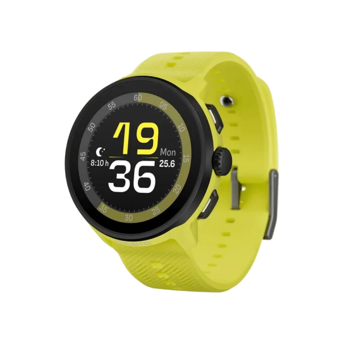 Suunto Run verde lima con correa de silicona