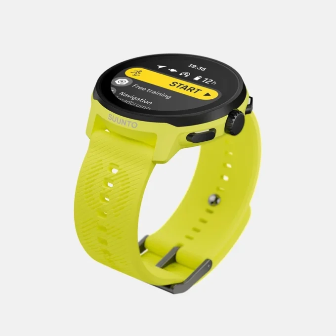 Suunto Run verde lima con correa de silicona