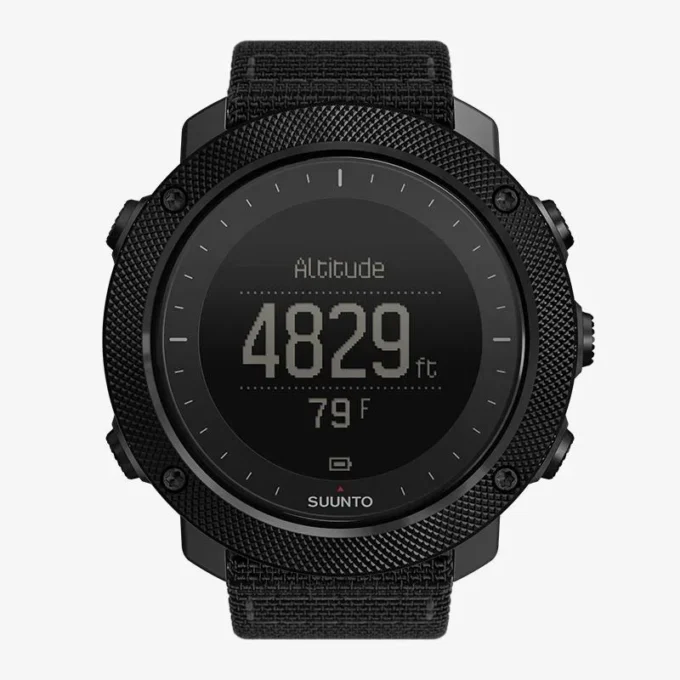 Suunto Traverse Alpha Stealth reacondicionado: el reloj para actividades al aire libre con GPS/GLONASS