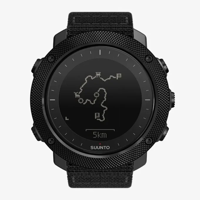 Suunto Traverse Alpha Stealth reacondicionado: el reloj para actividades al aire libre con GPS/GLONASS