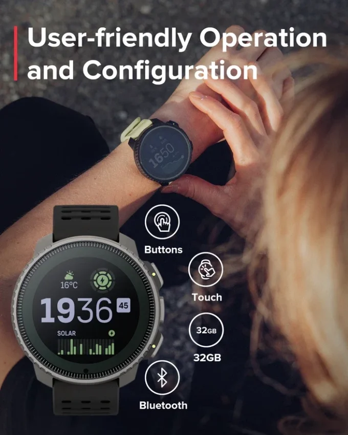 Suunto Vertical Titanium Solar Negro Suunto Vertical Titanium Solar Negro