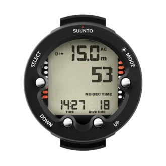 Suunto Zoop Novo Black: ordenador de buceo con pantalla grande y fácil de usar