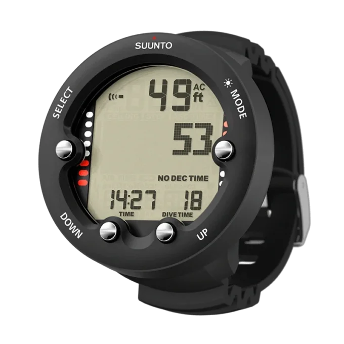 Suunto Zoop Novo Black: ordenador de buceo con pantalla grande y fácil de usar