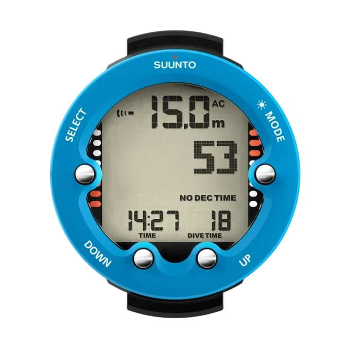 Suunto Zoop Novo Blue: ordenador de buceo fácil de usar con pantalla grande