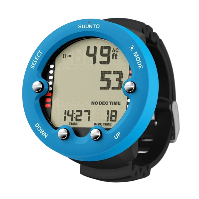 Suunto Zoop Novo Blue: ordenador de buceo fácil de usar con pantalla grande