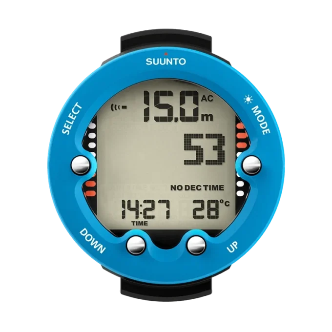 Suunto Zoop Novo Blue: ordenador de buceo fácil de usar con pantalla grande