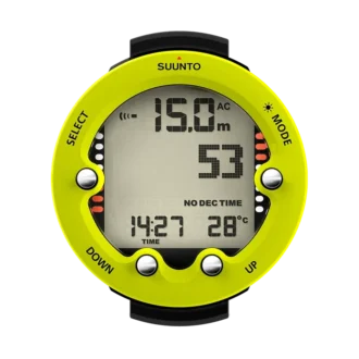 Suunto Zoop Novo Lime: ordenador de buceo con pantalla grande y fácil de usar Suunto Zoop Novo Lime: ordenador de buceo con pantalla grande y fácil de usar